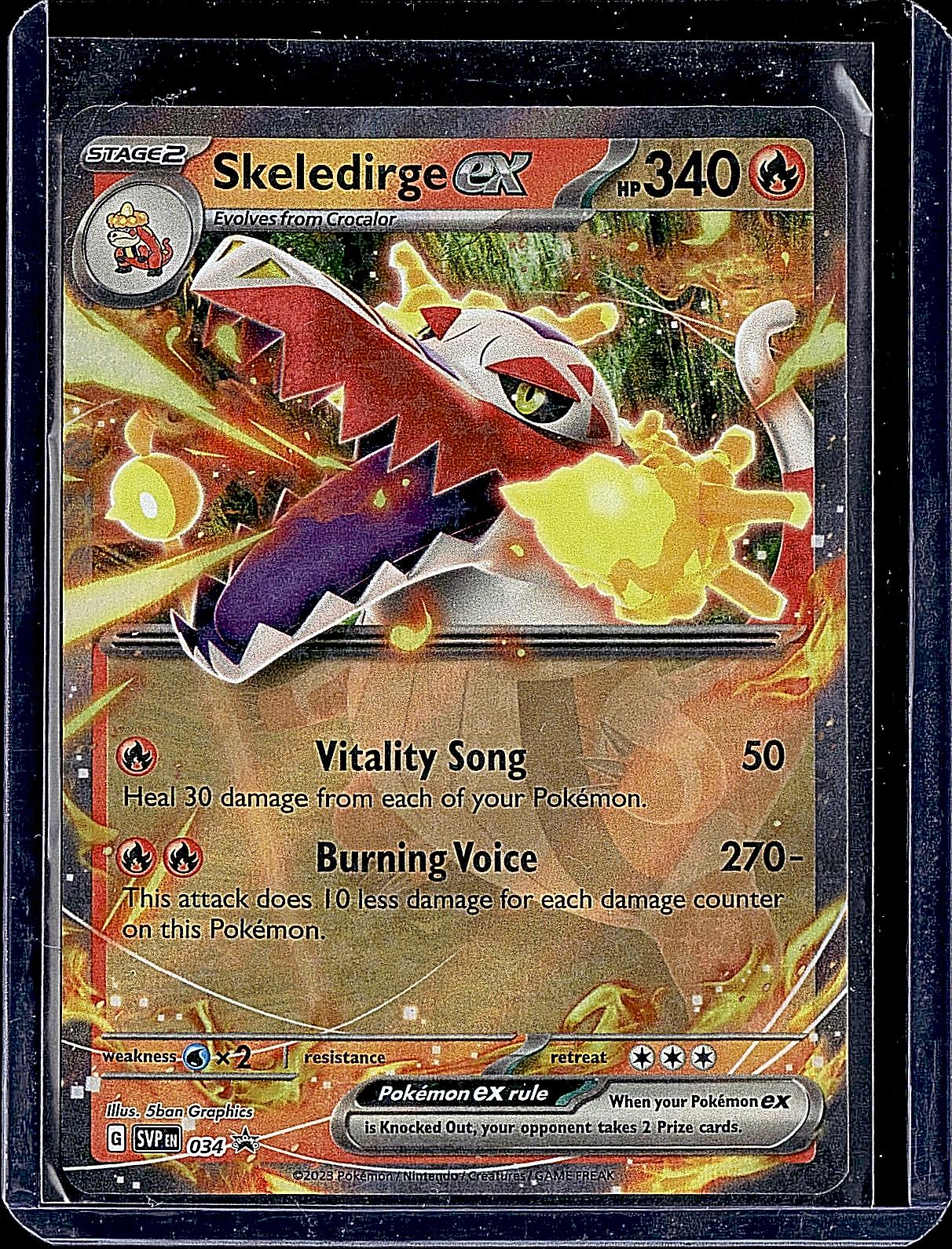 SV: Scarlet & Violet Promo Cards #034 Skeledirge ex