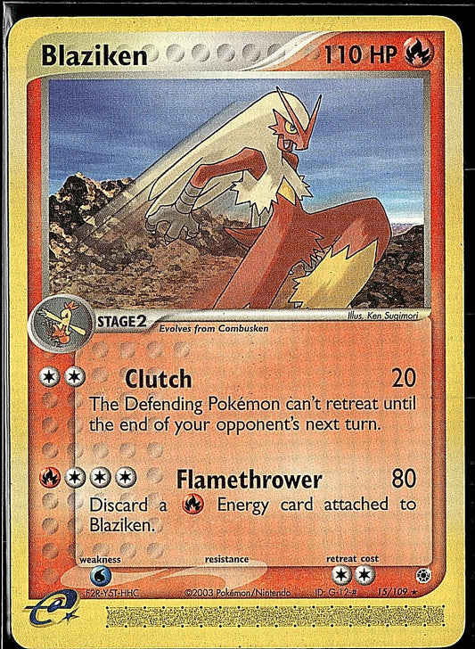 Ruby and Sapphire #15/109 Blaziken