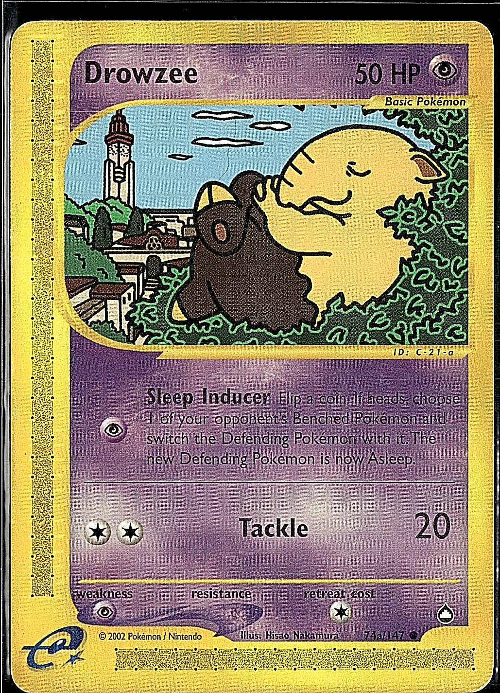 Aquapolis #074a/147 Drowzee (74a)