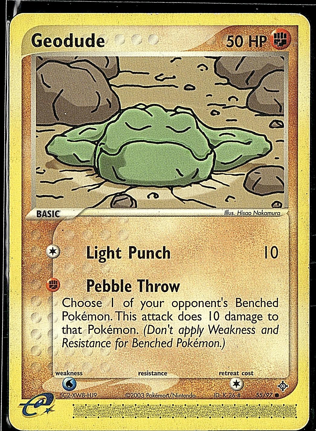 Dragon #55/97 Geodude