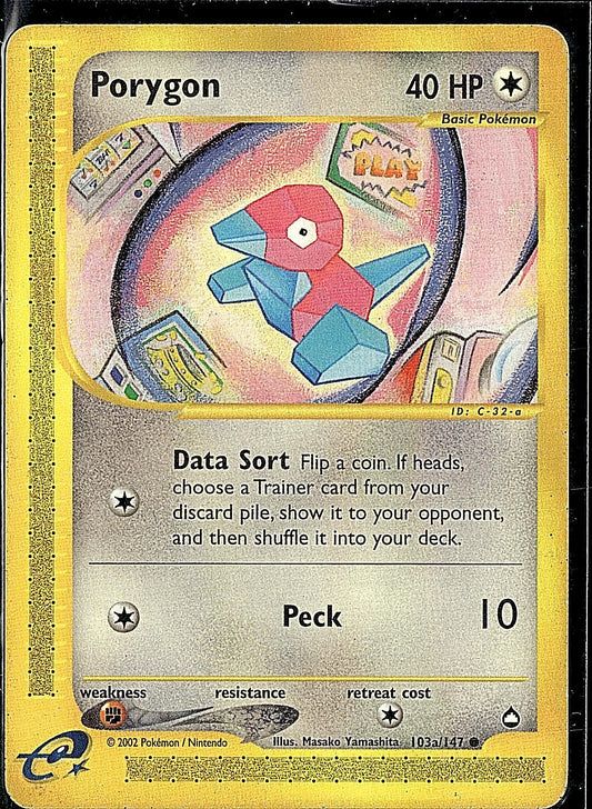 Aquapolis #103a/147 Porygon (103a)
