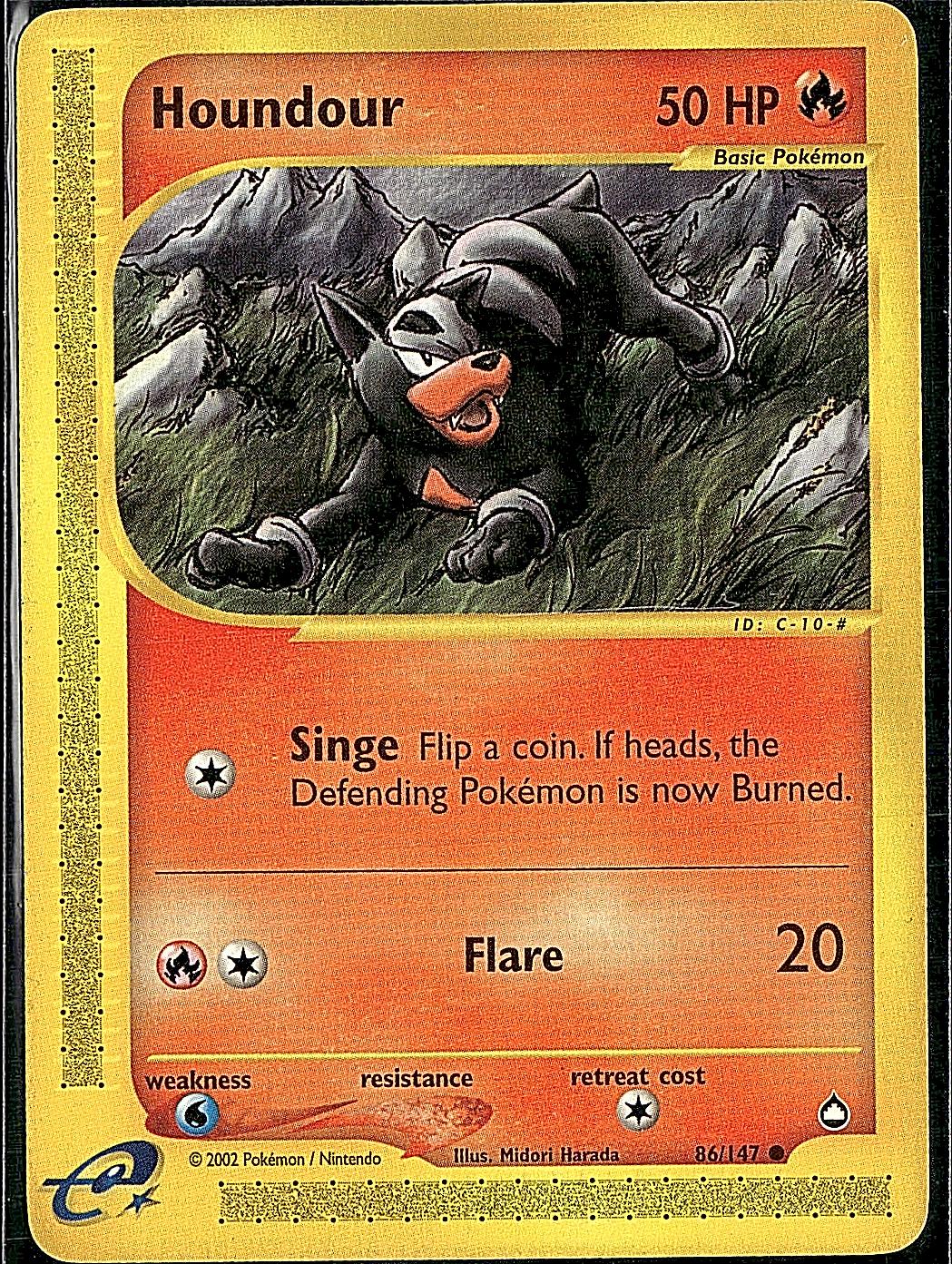 Aquapolis #086/147 Houndour (86)