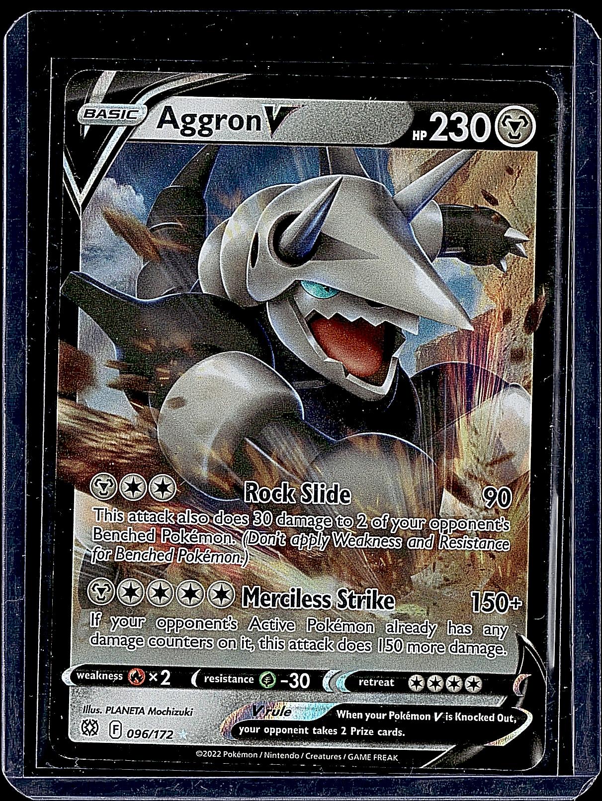 SWSH09: Brilliant Stars #096/172 Aggron V