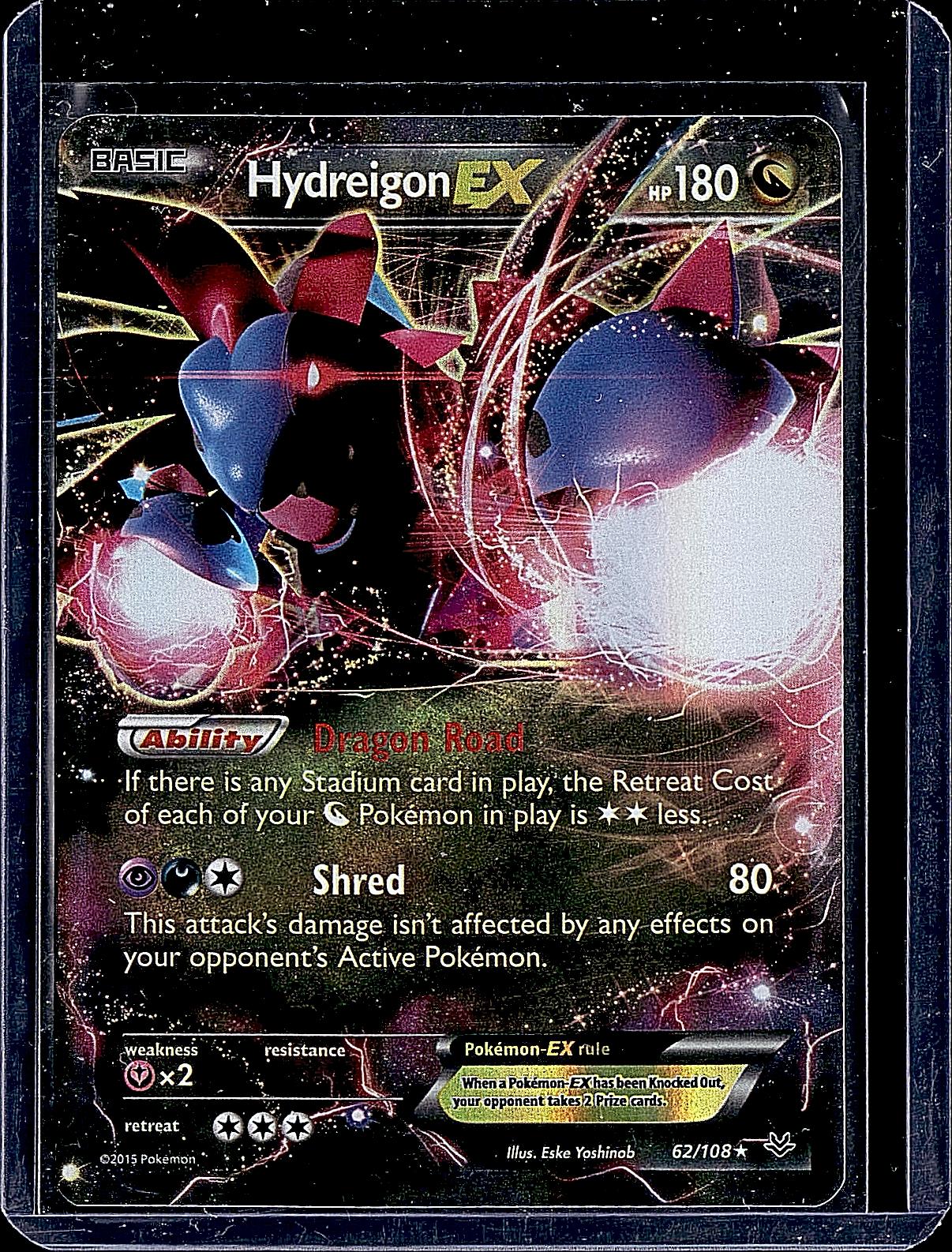 XY - Roaring Skies #62/108 Hydreigon EX