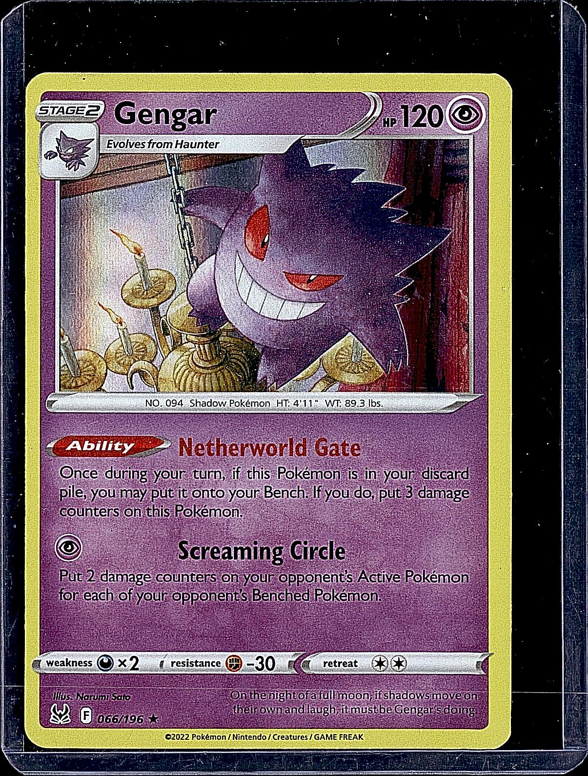 SWSH11: Lost Origin #066/196 Gengar