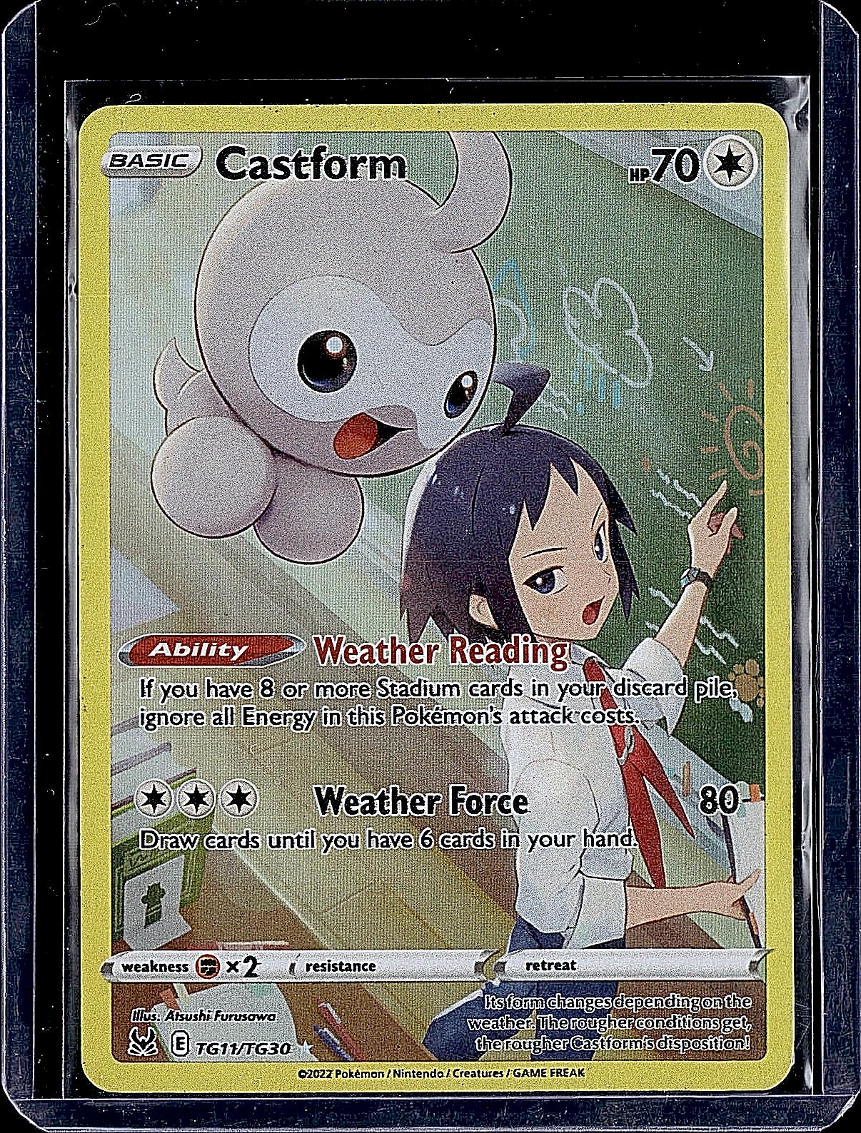 SWSH11: Lost Origin Trainer Gallery #TG11/TG30 Castform