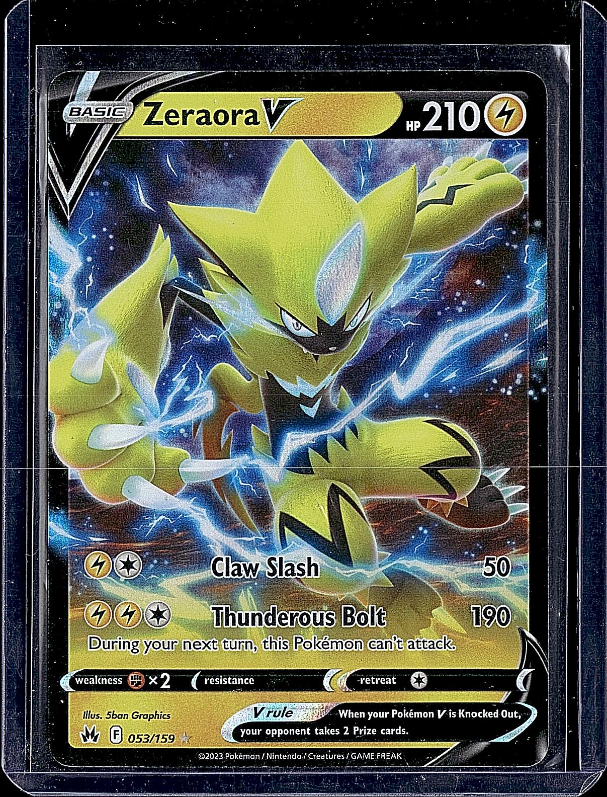 SWSH: Crown Zenith #053/159 Zeraora V
