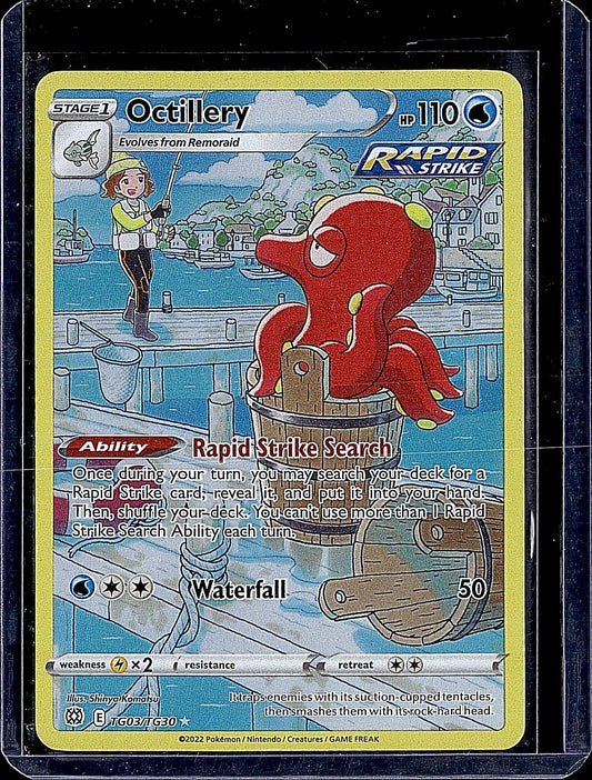 SWSH09: Brilliant Stars Trainer Gallery #TG03/TG30 Octillery