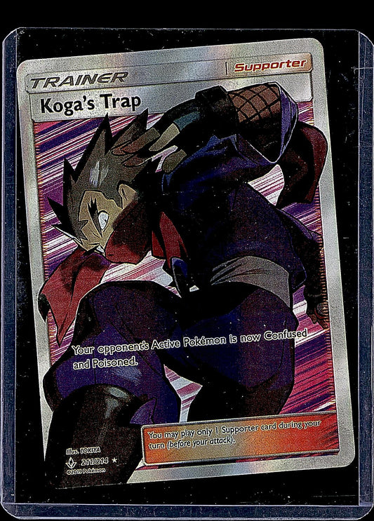 SM - Unbroken Bonds #211/214 Koga's Trap (Full Art)