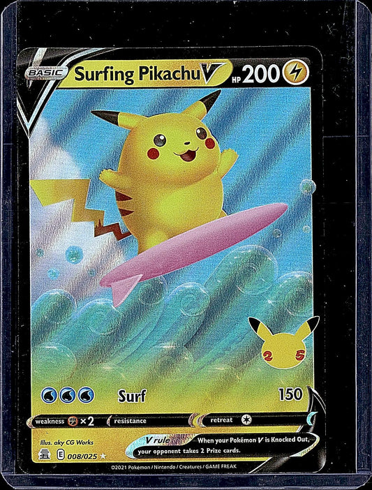 Celebrations #008/025 Surfing Pikachu V