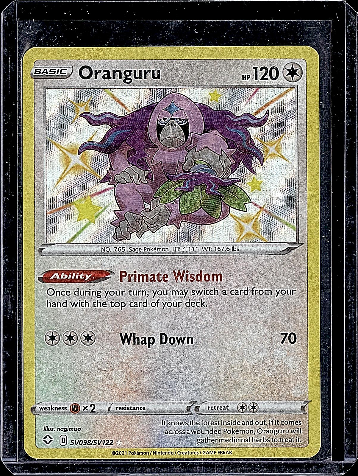 Shining Fates: Shiny Vault #SV098/SV122 Oranguru
