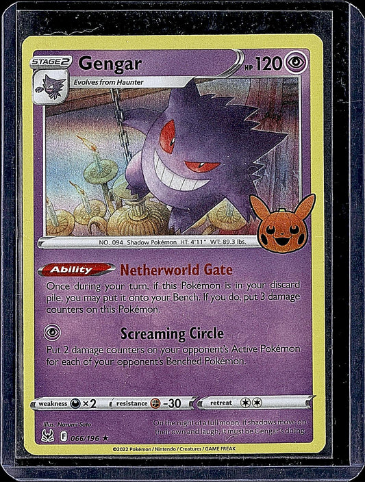 Trick or Trade BOOster Bundle 2023 #066/196 Gengar (2022 Copyright Date)