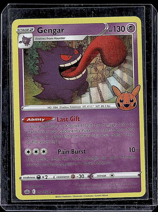 Trick or Trade BOOster Bundle #057/198 Gengar (2021 Copyright Date)