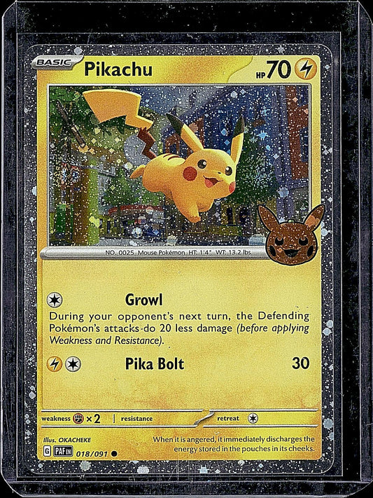 Trick or Trade BOOster Bundle 2024 #018/091 Pikachu