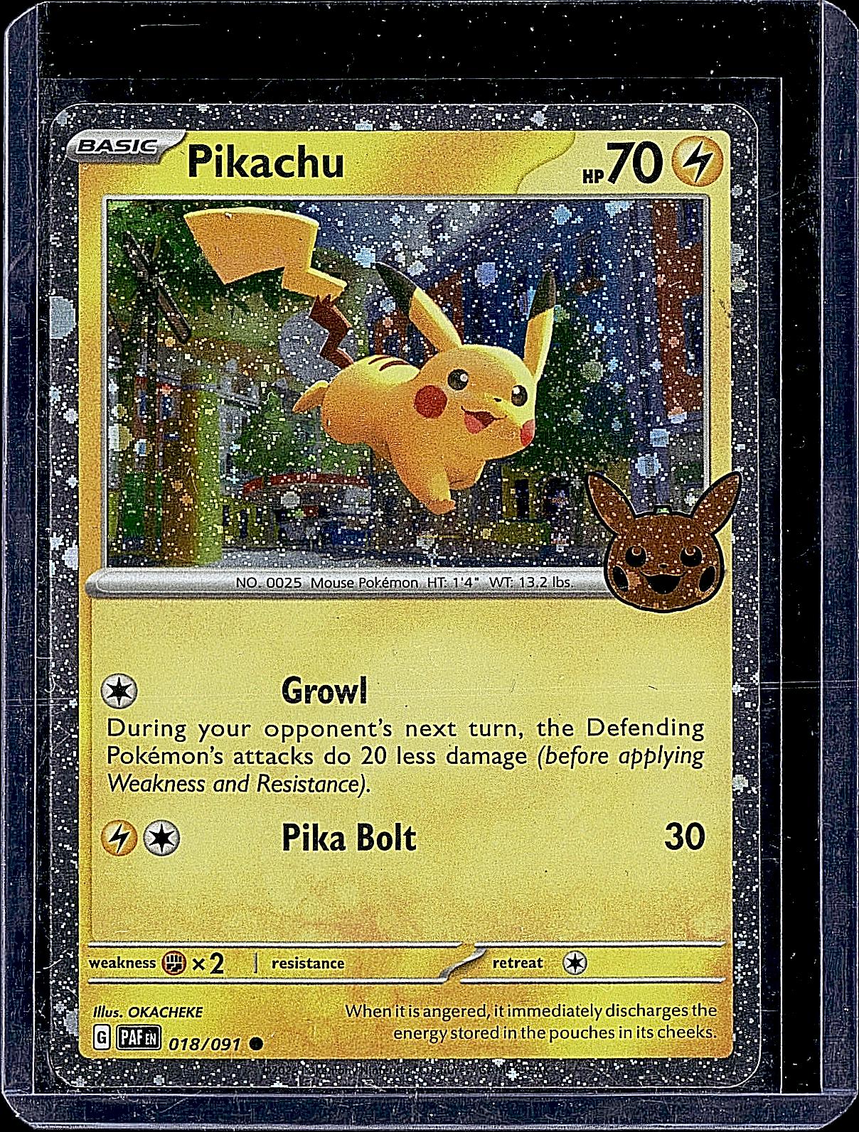 Trick or Trade BOOster Bundle 2024 #018/091 Pikachu