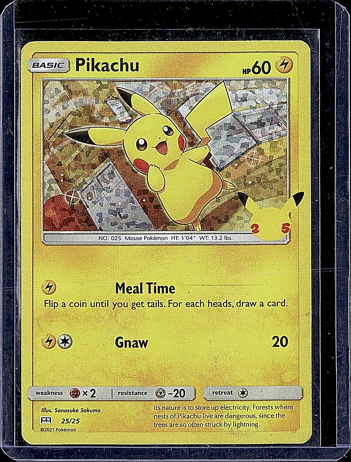 McDonald's 25th Anniversary Promos #025/025 Pikachu