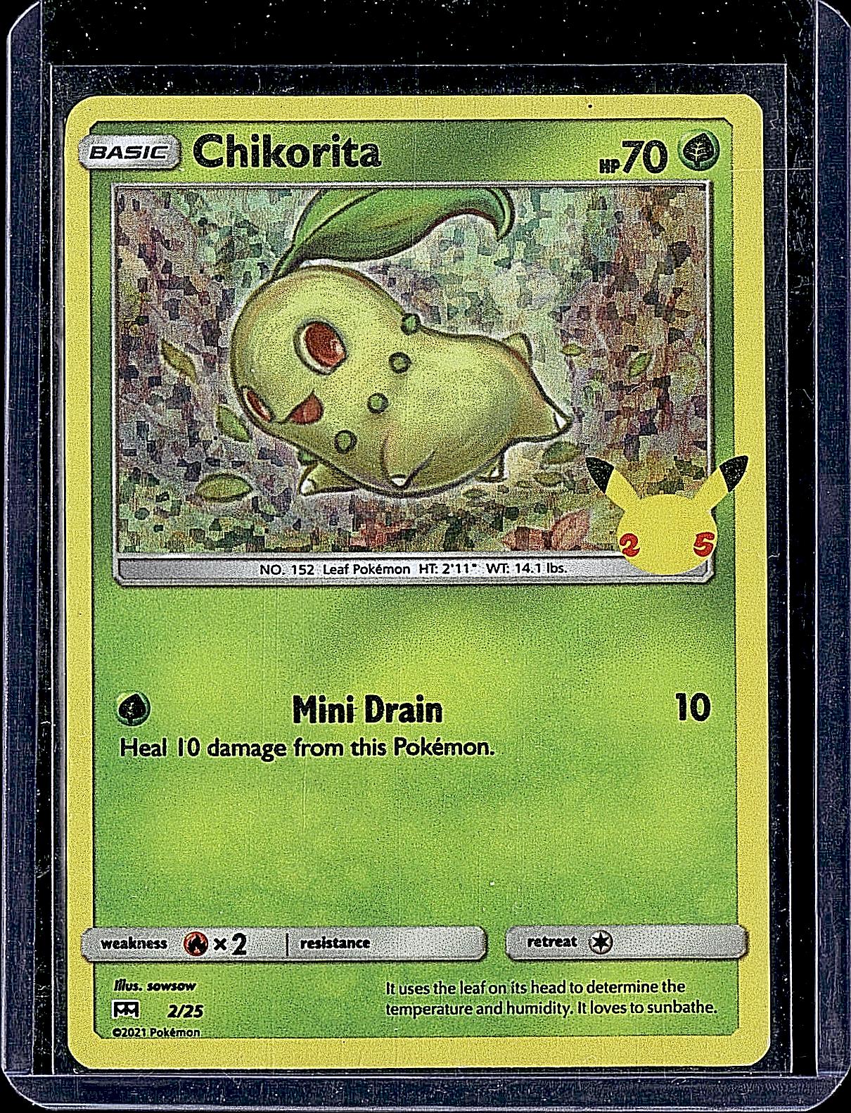 McDonald's 25th Anniversary Promos #002/025 Chikorita