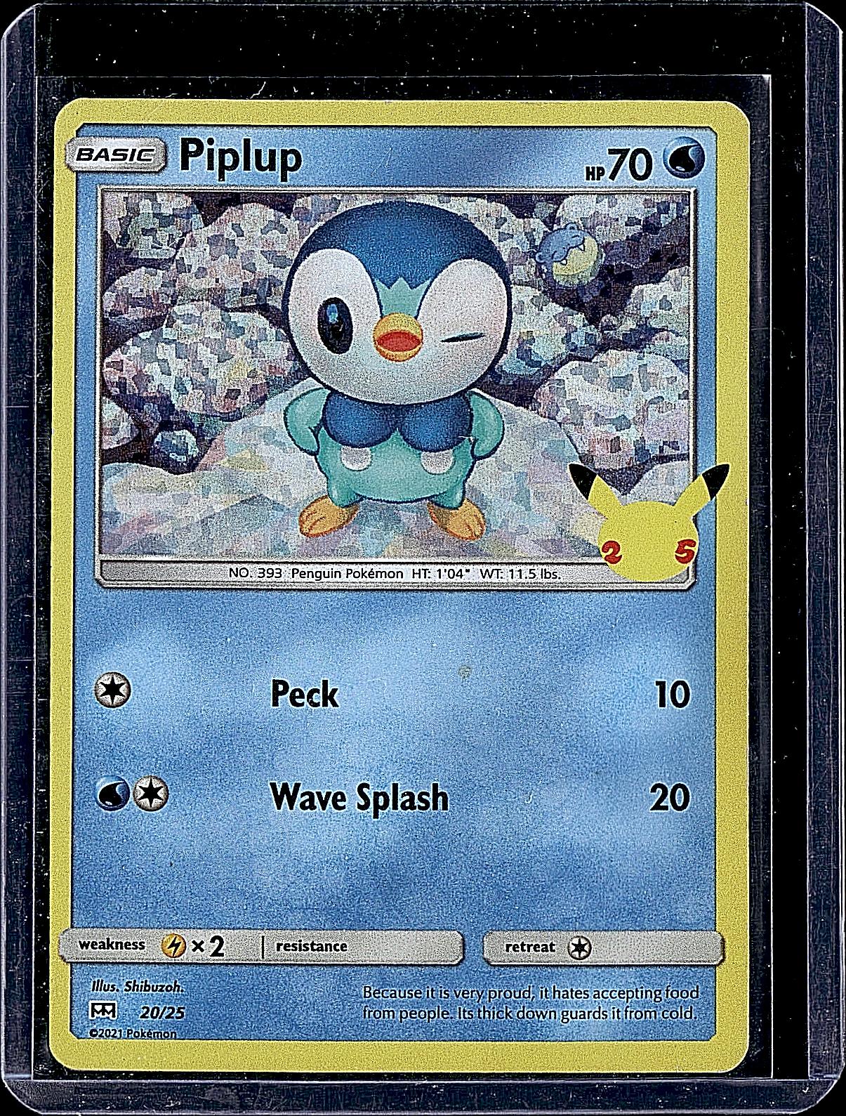 McDonald's 25th Anniversary Promos #020/025 Piplup