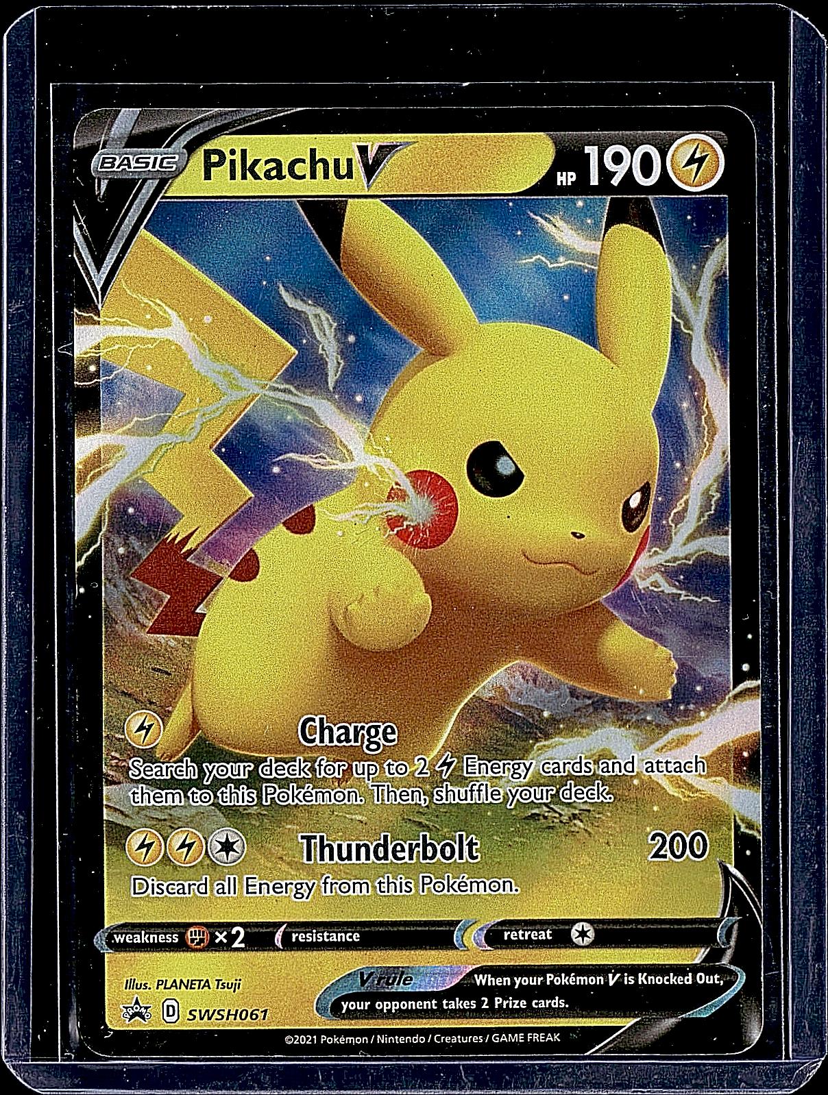 SWSH: Sword & Shield Promo Cards #SWSH061 Pikachu V