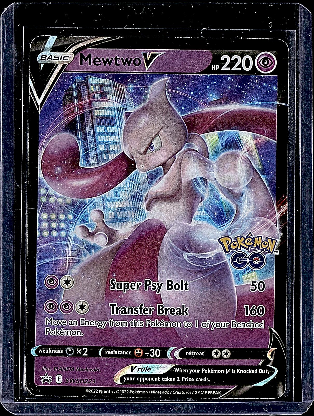 SWSH: Sword & Shield Promo Cards #SWSH223 Mewtwo V