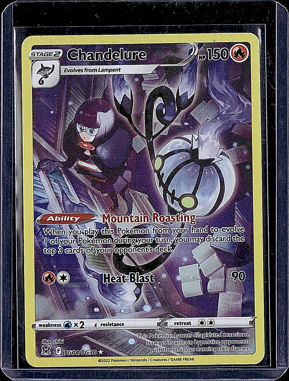 SWSH11: Lost Origin Trainer Gallery #TG04/TG30 Chandelure