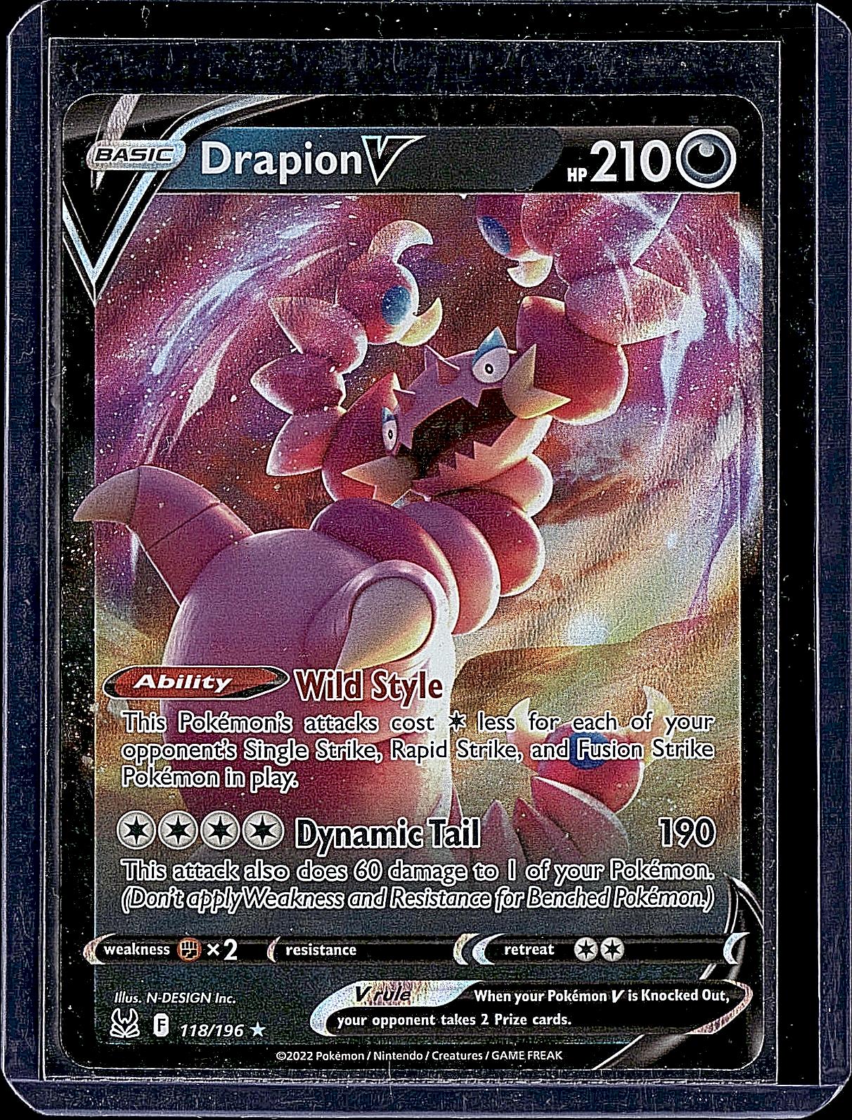 SWSH11: Lost Origin #118/196 Drapion V