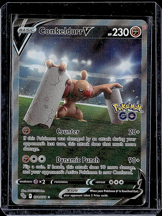 Pokemon GO #074/078 Conkeldurr V (Alternate Full Art)