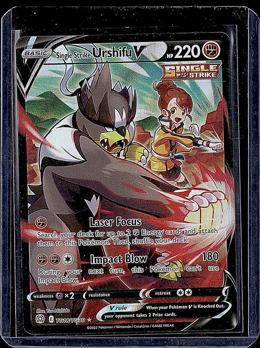 SWSH09: Brilliant Stars Trainer Gallery #TG18/TG30 Single Strike Urshifu V