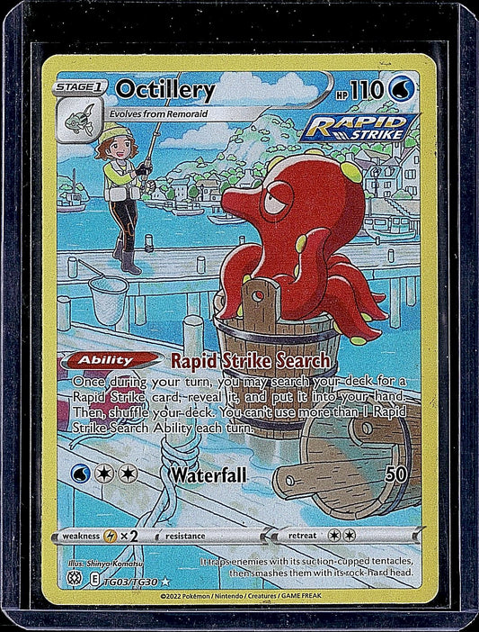 SWSH09: Brilliant Stars Trainer Gallery #TG03/TG30 Octillery