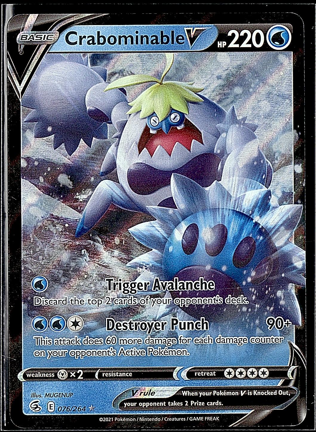 SWSH08: Fusion Strike #076/264 Crabominable V