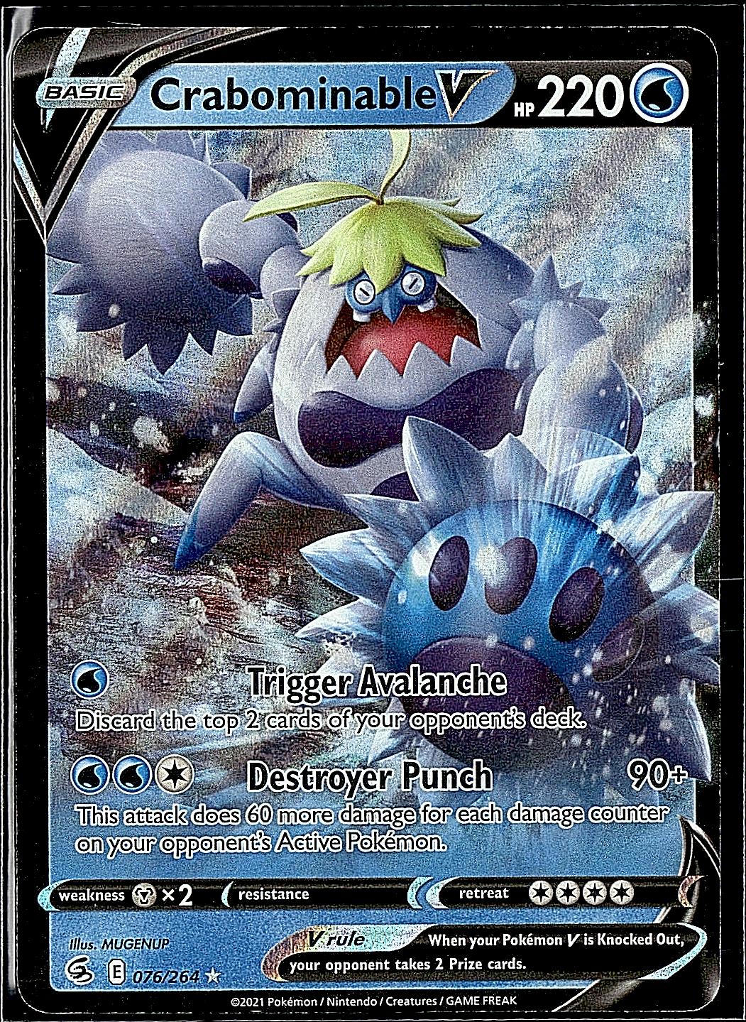 SWSH08: Fusion Strike #076/264 Crabominable V
