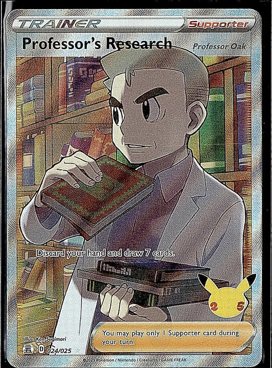Celebrations #024/025 Professor's Research [Professor Oak] (Full Art)