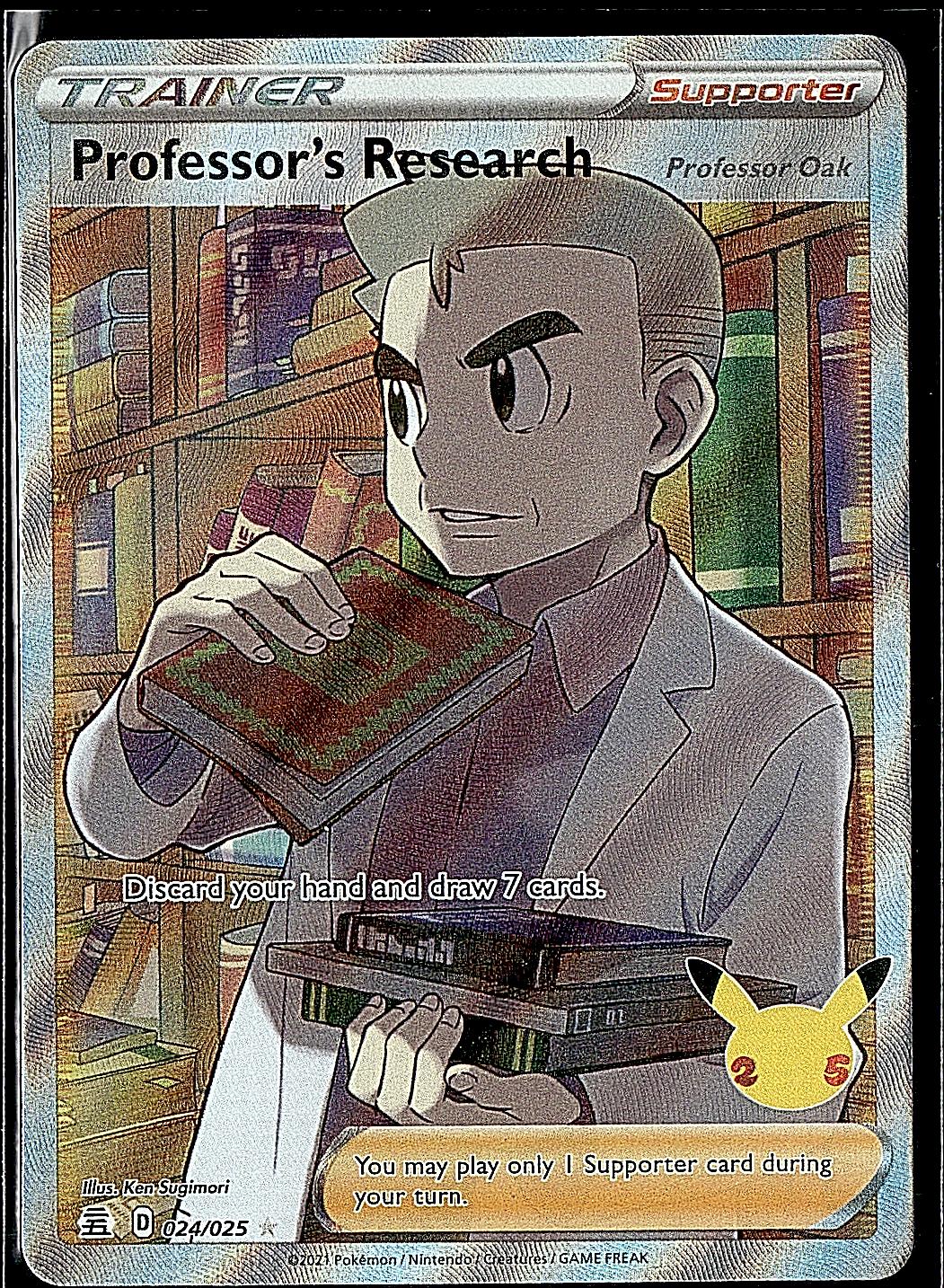 Celebrations #024/025 Professor's Research [Professor Oak] (Full Art)