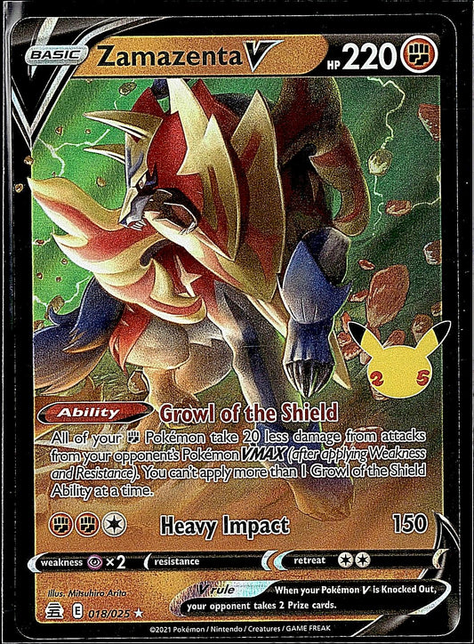 Celebrations #018/025 Zamazenta V