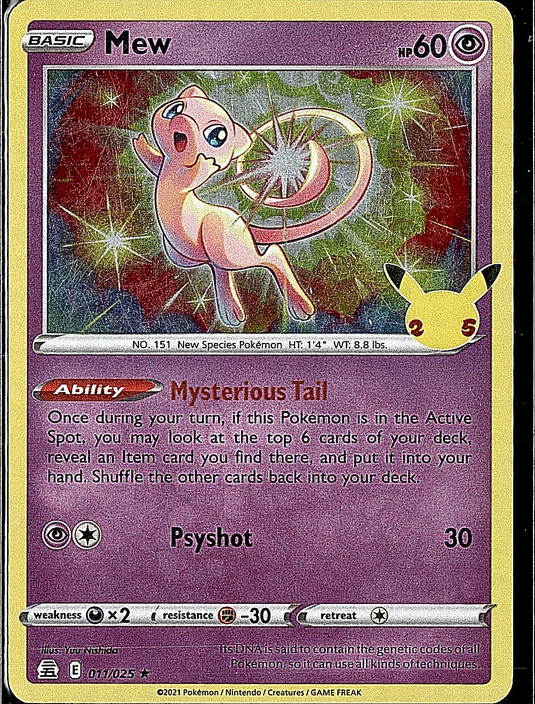 Celebrations #011/025 Mew