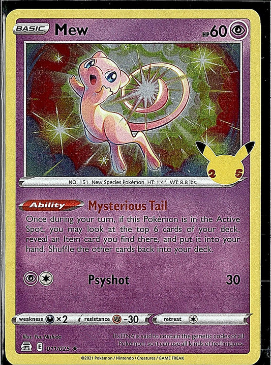 Celebrations #011/025 Mew