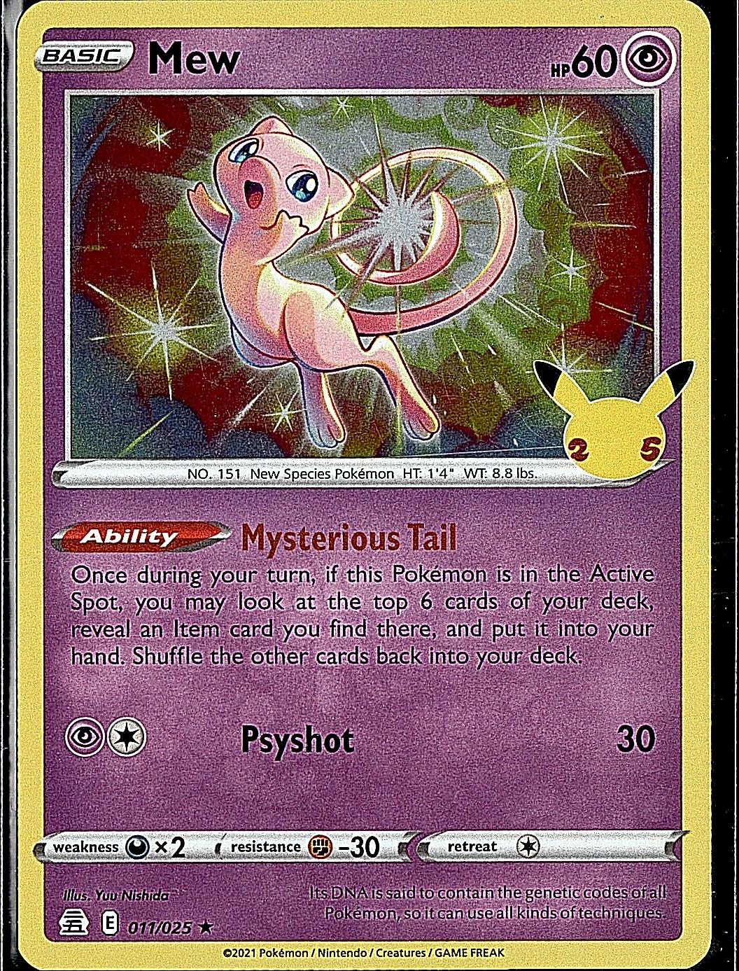 Celebrations #011/025 Mew