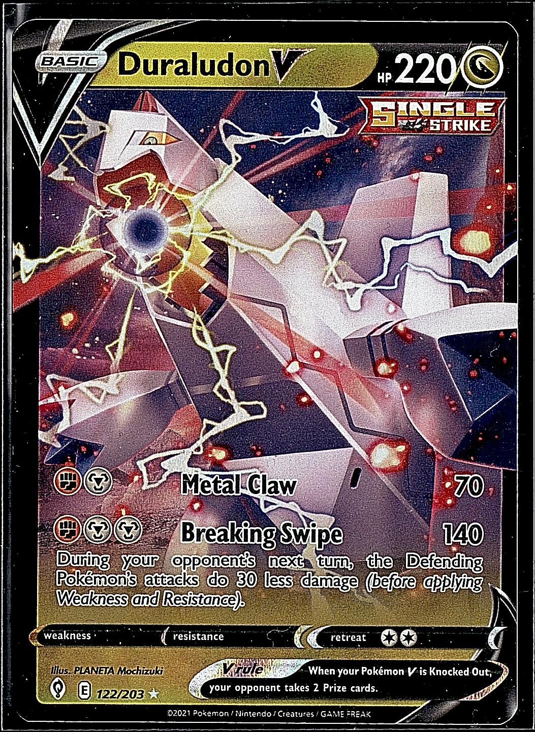 SWSH07: Evolving Skies #122/203 Duraludon V