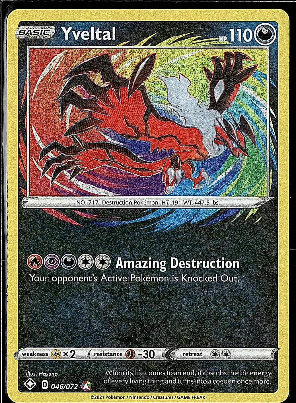 Shining Fates #046/072 Yveltal