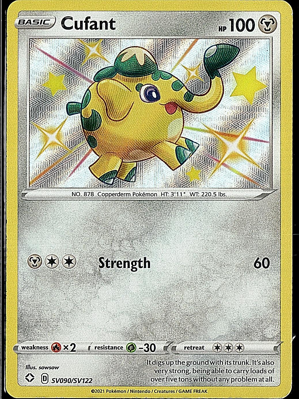 Shining Fates: Shiny Vault #SV090/SV122 Cufant