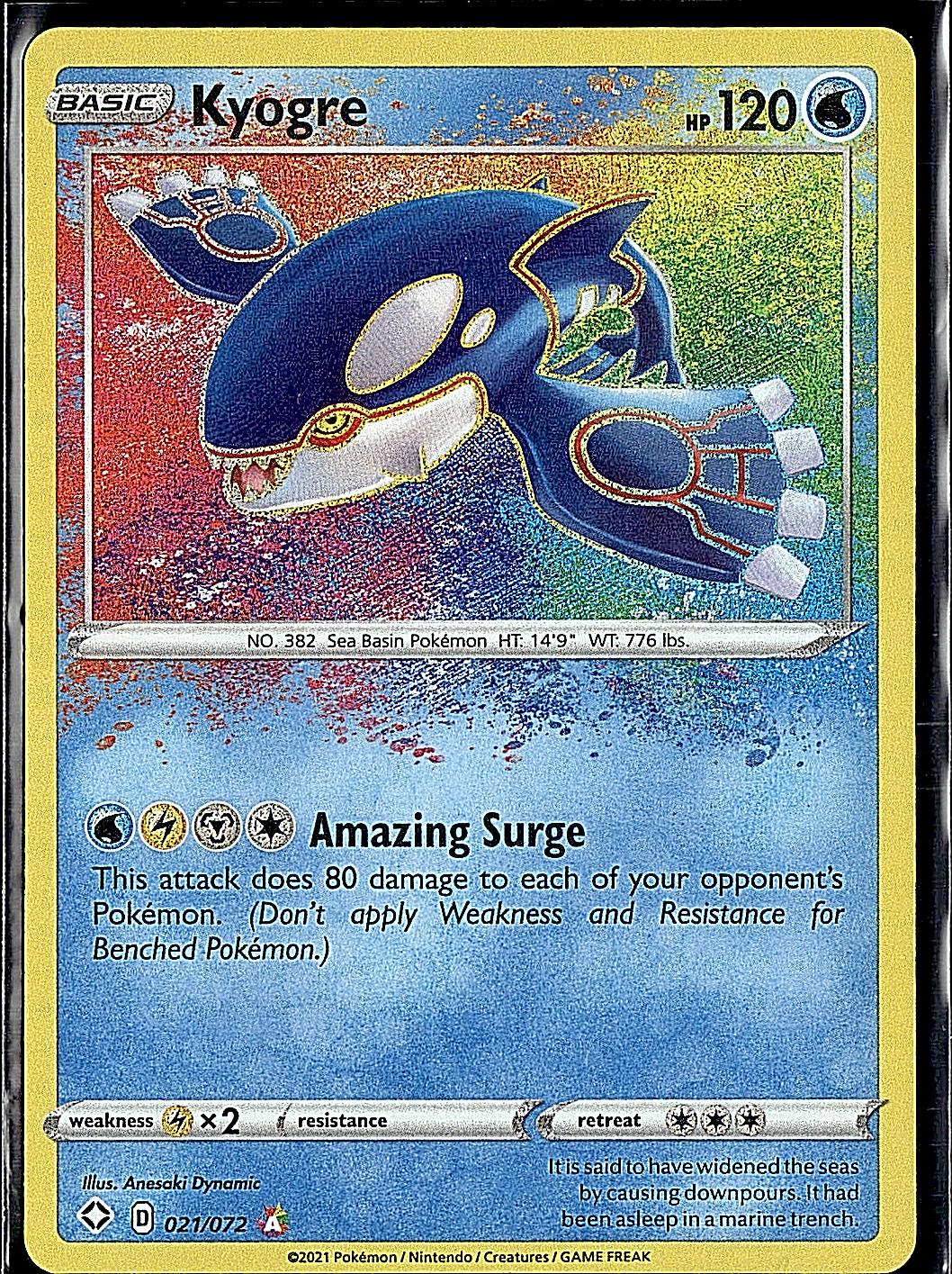 Shining Fates #021/072 Kyogre