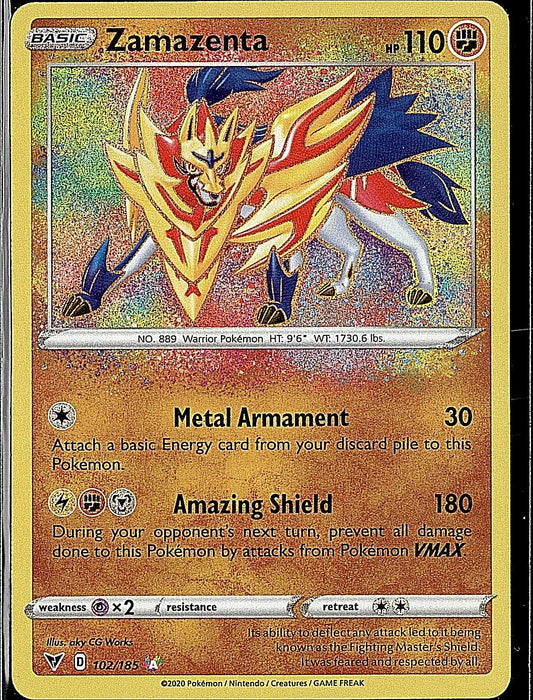 SWSH04: Vivid Voltage #102/185 Zamazenta