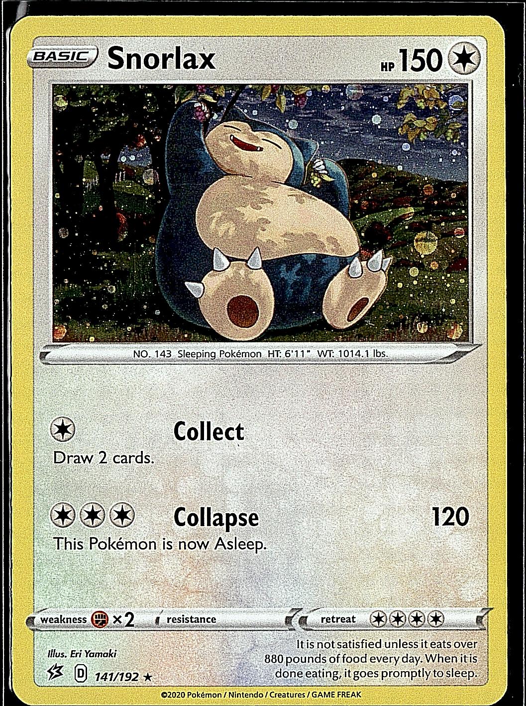 SWSH02: Rebel Clash #141/192 Snorlax