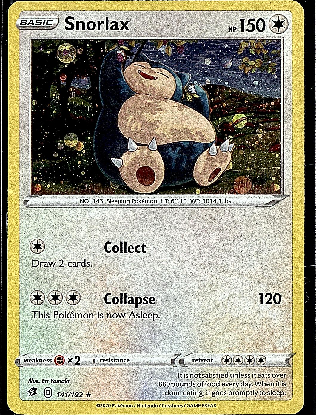 SWSH02: Rebel Clash #141/192 Snorlax