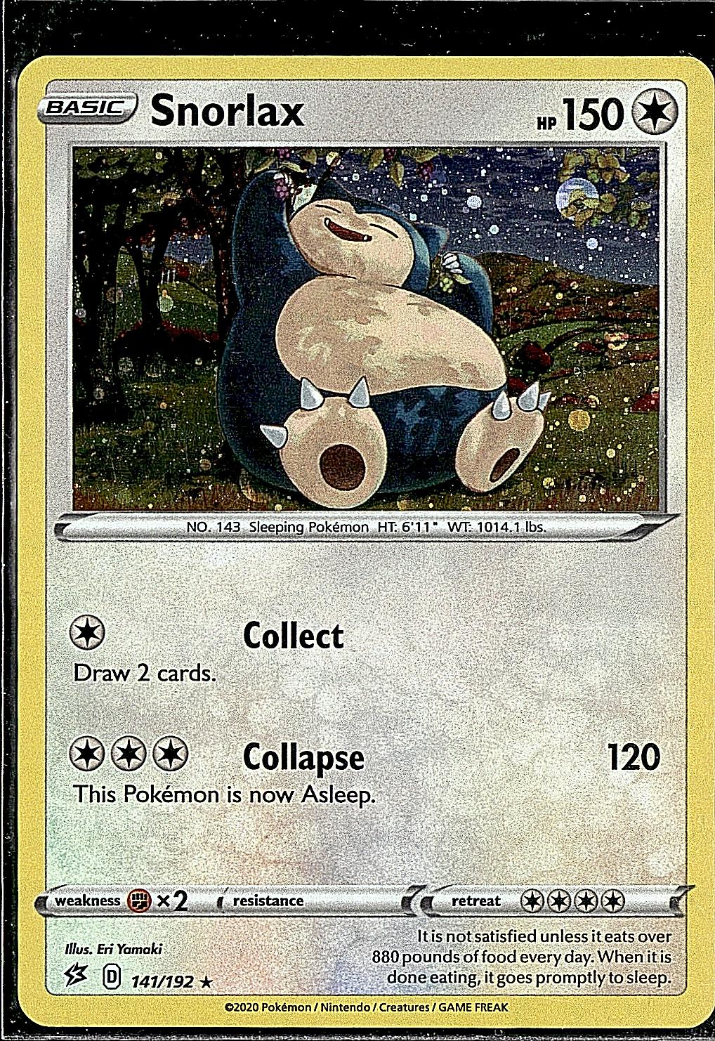SWSH02: Rebel Clash #141/192 Snorlax