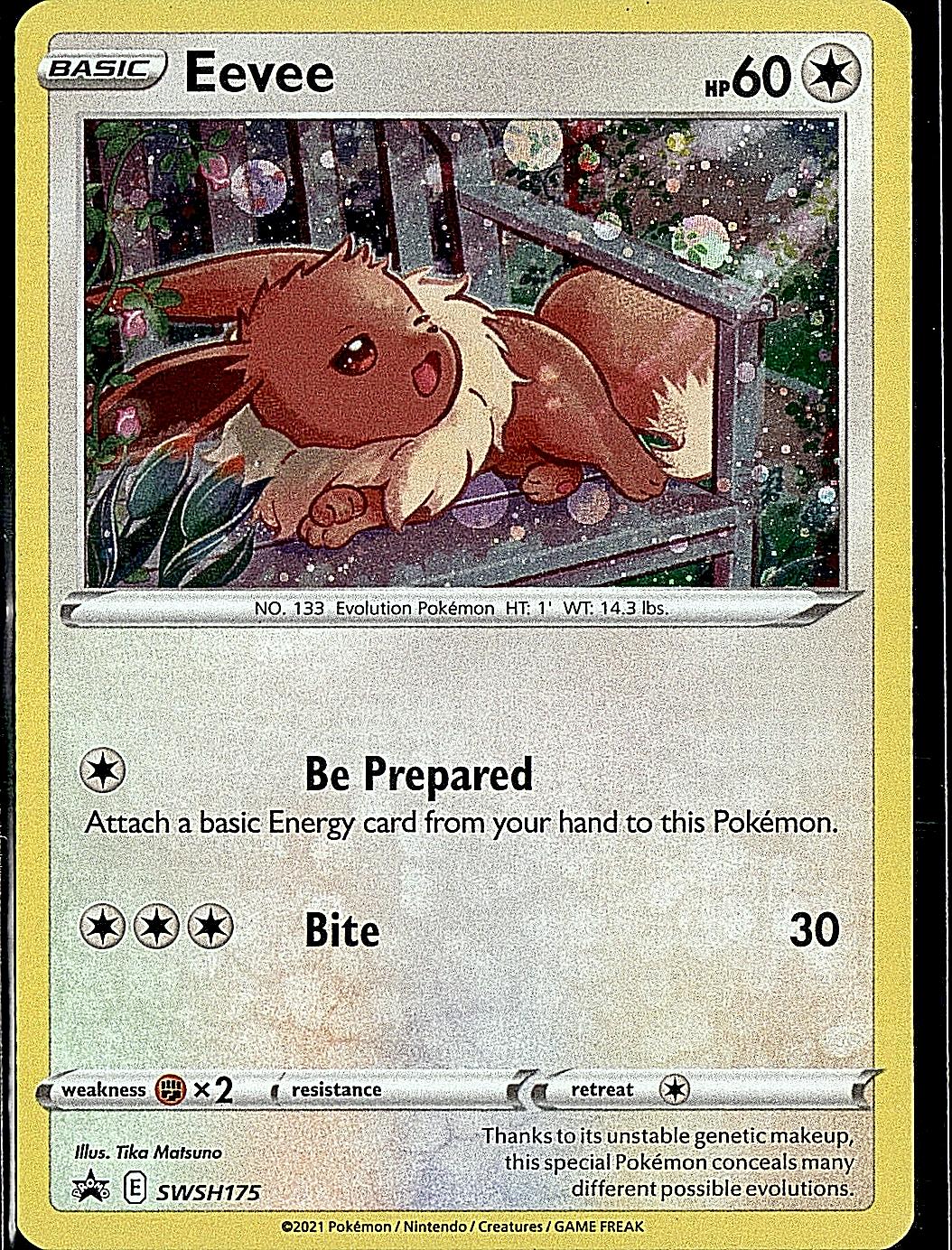 SWSH: Sword & Shield Promo Cards #SWSH175 Eevee