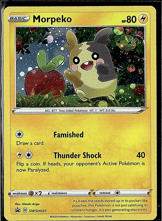 SWSH: Sword & Shield Promo Cards #SWSH031 Morpeko