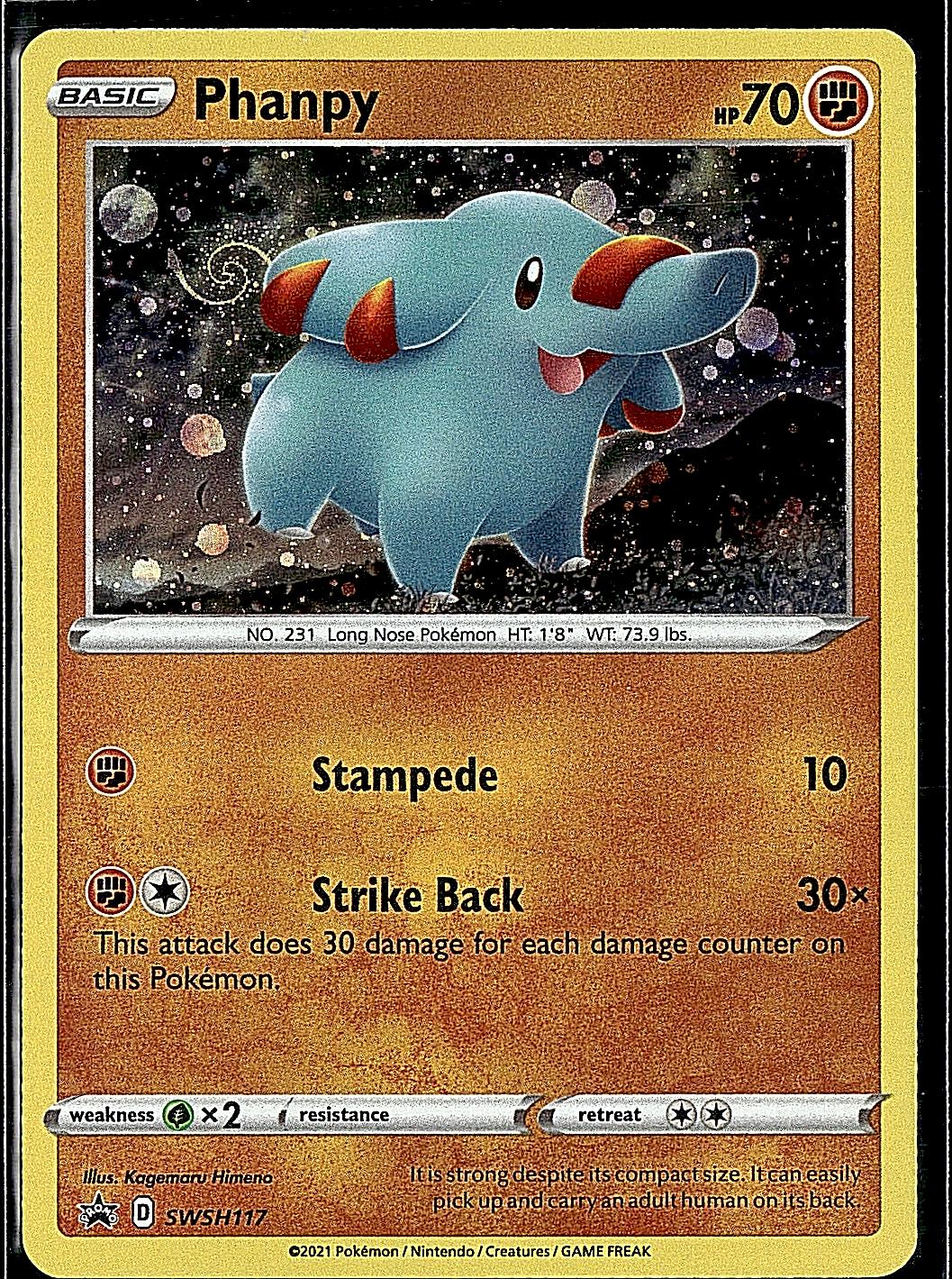 SWSH: Sword & Shield Promo Cards #SWSH117 Phanpy