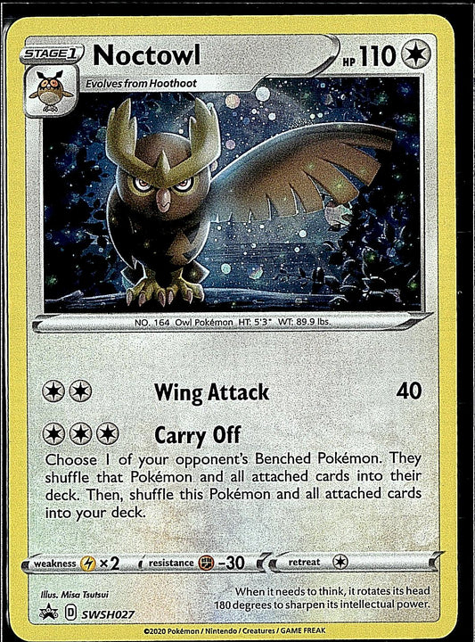 SWSH: Sword & Shield Promo Cards #SWSH027 Noctowl