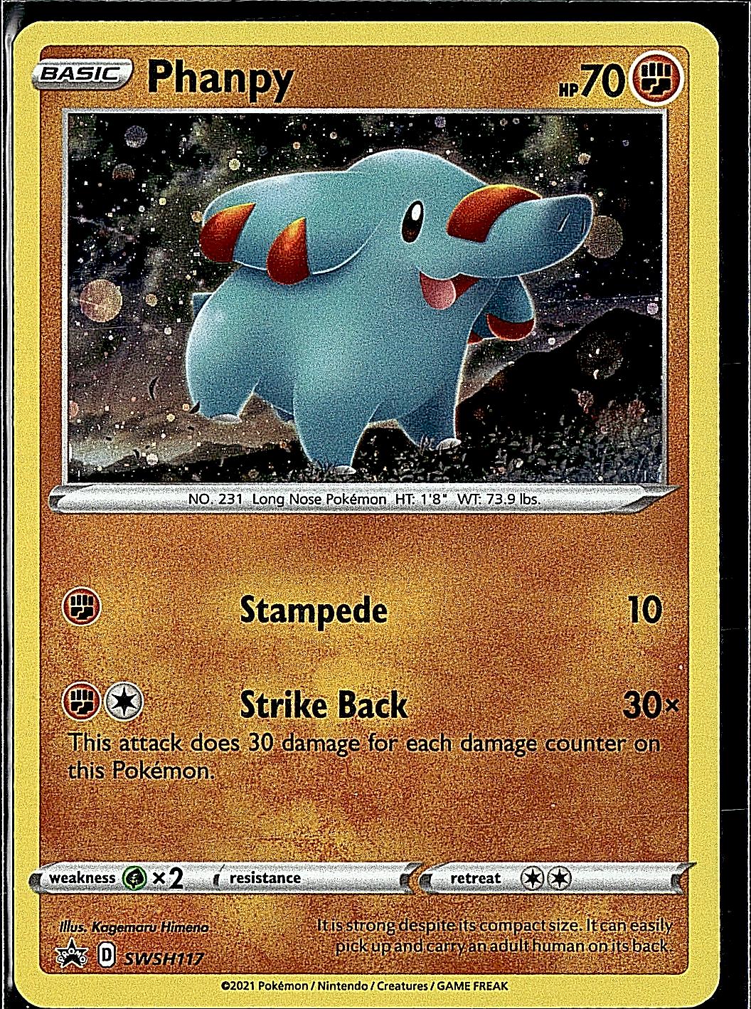 SWSH: Sword & Shield Promo Cards #SWSH117 Phanpy